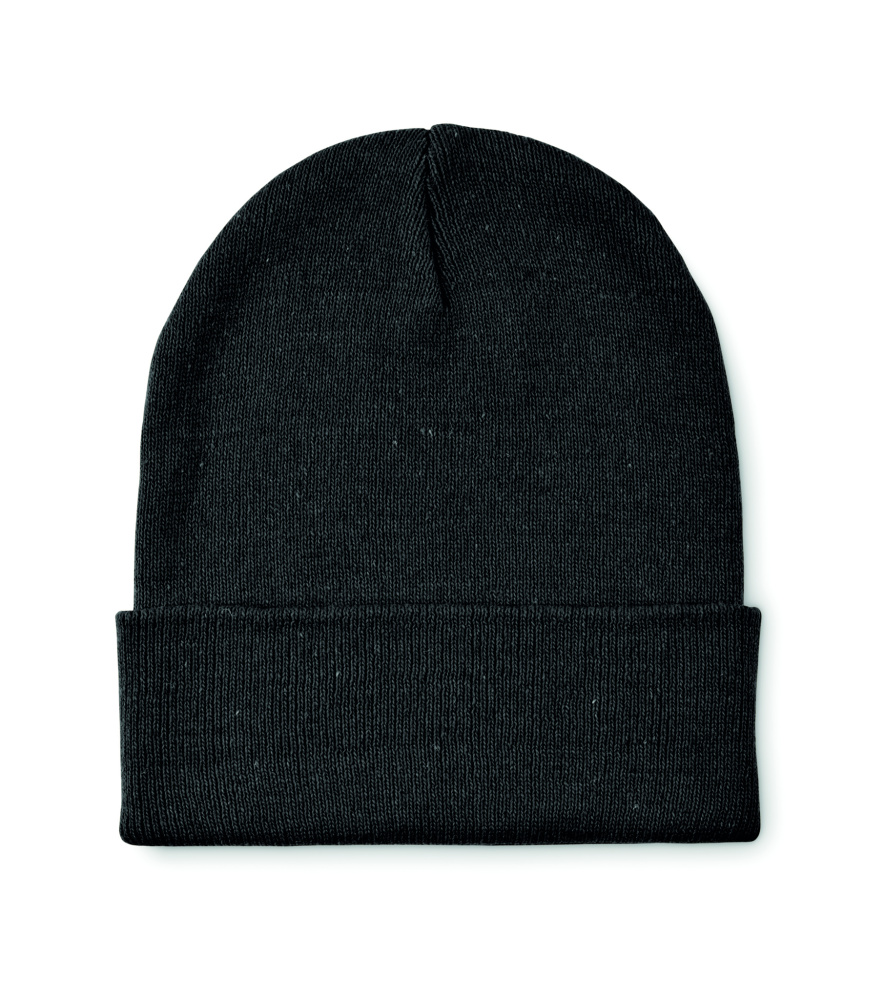 Лого трейд pекламные подарки фото: Knitted beanie with cuff